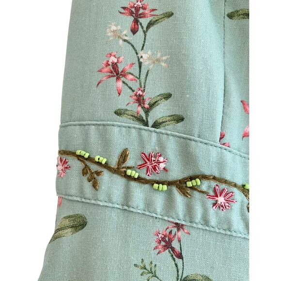 Agua by Agua Bendita Lima Orquidea Maxi Dress Large - Picture 6 of 9